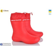 Жіночі чоботи з піни на весну/осінь (6 пар р.36-41) червоний  "BELIES"