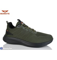 Кросівки чоловічі на весну/осінь (6 пар р.47-50) зелений  "Bonote"