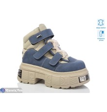 Черевики жіночі на весну/осінь (8 пар р.36-40) синій  "TETRAST"