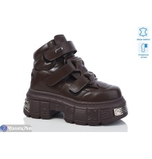 Черевики жіночі на весну/осінь (8 пар р.36-40) коричневий  "TETRAST"