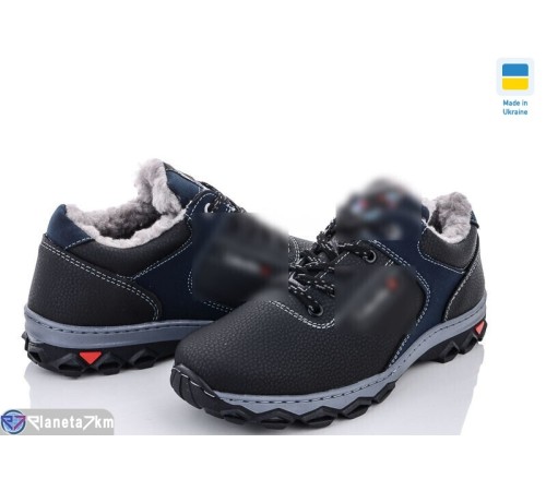 Кросівки чоловічі на зиму (8 пар р.40-45) чорний  "LEOBAZA"