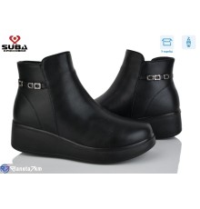 Черевики жіночі на зиму (8 пар р.37-42) чорний  "SUBA"
