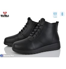 Черевики жіночі на зиму (8 пар р.37-42) чорний  "SUBA"