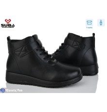 Черевики жіночі на зиму (8 пар р.37-42) чорний  "SUBA"