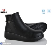 Черевики жіночі на зиму (6 пар р.41-43) чорний  "SUBA"