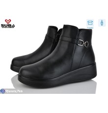 Черевики жіночі на зиму (6 пар р.41-43) чорний  "SUBA"