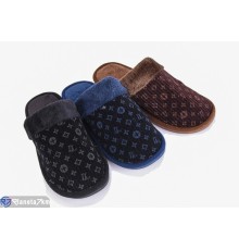 Тапки чоловічі на весну/осінь (12 пар р.41-46) мікс  "LUXORIS"