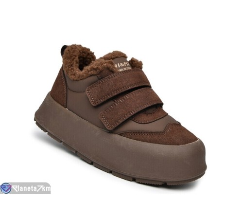 Дитячі кросівки на зиму (8 пар р.32-37) коричневий  "TOMMY"
