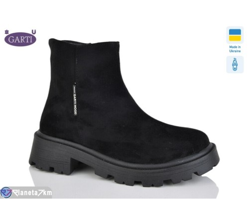 Черевики жіночі на весну/осінь (6 пар р.36-40) чорний  "Garti"