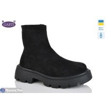 Черевики жіночі на весну/осінь (6 пар р.36-40) чорний  "Garti"