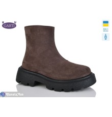 Черевики жіночі на зиму (6 пар р.36-40) коричневий  "Garti"