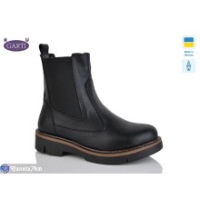 Черевики жіночі на зиму (6 пар р.36-40) чорний  "Garti"