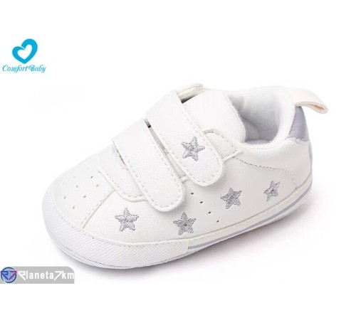 Пінетки дитячі на весну/осінь (6 пар р.11-13) білий "Comfort-baby" Пінетки дитячі на весну/осінь (6 пар р.11-13) білий "Comfort-baby"