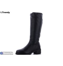Чоботи жіночі на зиму (6 пар р.40-43) чорний  "Trendy"