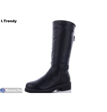 Чоботи жіночі на зиму (6 пар р.37-42) чорний  "Trendy"