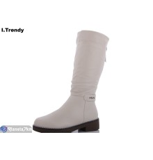 Чоботи жіночі на зиму (6 пар р.37-42) білий  "Trendy"