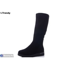 Чоботи жіночі на зиму (6 пар р.37-42) чорний  "Trendy"