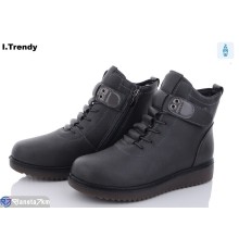 Черевики жіночі на зиму (8 пар р.37-42) сірий  "Trendy"
