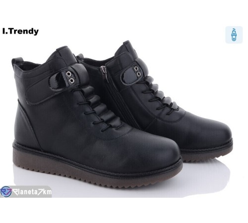 Черевики жіночі на зиму (6 пар р.41-43) чорний  "Trendy"