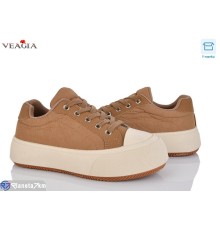 Кросівки жіночі на весну/осінь (8 пар р.36-41) коричневий  "Veagia-ADA"