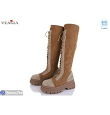 Чоботи жіночі на весну/осінь (8 пар р.36-41) коричневий  "Veagia-ADA"
