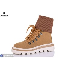 Черевики жіночі на зиму (6 пар р.35-40) коричневий  "Башили"