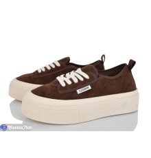 Кросівки жіночі на весну/осінь (8 пар р.36-40) коричневий  "LOREDANA"