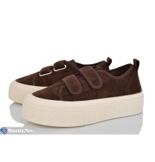 Кросівки жіночі на весну/осінь (8 пар р.36-40) коричневий  "LOREDANA"