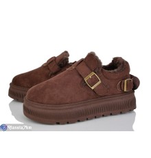 Кросівки жіночі на зиму (8 пар р.36-41) коричневий  "LOREDANA"