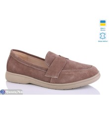 Туфлі жіночі на весну/осінь (6 пар р.37-41) коричневий  "LIKA"