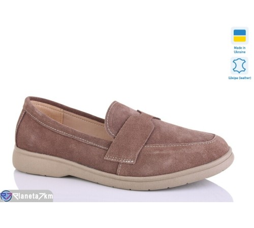 Туфлі жіночі на весну/осінь (6 пар р.37-41) коричневий  "LIKA"