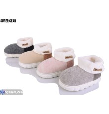 Тапки дитячі на зиму (12 пар р.28-33) мікс  "Super Gear"