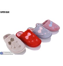 Тапки жіночі на весну/осінь (12 пар р.36-41) мікс  "Super Gear"