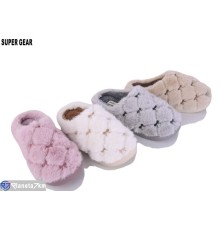 Тапки жіночі на зиму (12 пар р.36-41) мікс  "Super Gear"