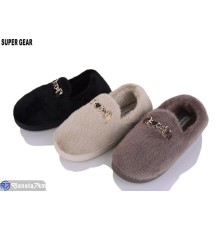 Тапки жіночі на зиму (12 пар р.36-41) мікс  "Super Gear"