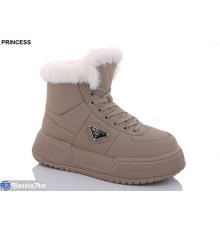 Черевики жіночі на зиму (8 пар р.36-41) коричневий  "DIANA"