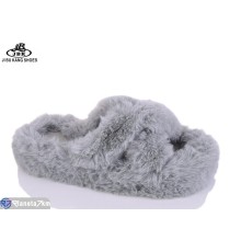 Тапки жіночі на весну/осінь (12 пар р.36-41) сірий  "Jibukang"