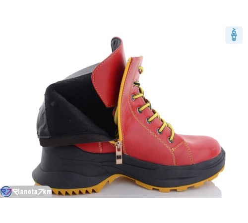Черевики жіночі на весну/осінь (8 пар р.36-41) червоний "YAMMI SHOES" Черевики жіночі на весну/осінь (8 пар р.36-41) червоний "YAMMI SHOES"