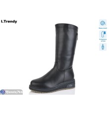 Чоботи жіночі на зиму (6 пар р.36-41) чорний  "Trendy"