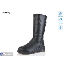 Чоботи жіночі на зиму (6 пар р.36-41) чорний  "Trendy"