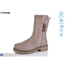Черевики жіночі на зиму (6 пар р.36-41) чорний  "Trendy"