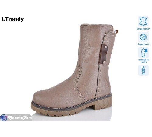 Черевики жіночі на зиму (6 пар р.36-41) чорний "Trendy" Черевики жіночі на зиму (6 пар р.36-41) чорний "Trendy"