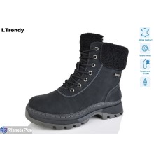 Черевики жіночі на зиму (6 пар р.36-41) чорний  "Trendy"