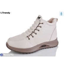 Черевики жіночі на зиму (8 пар р.36-41) бежевий  "Trendy"