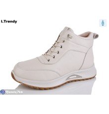 Черевики жіночі на зиму (8 пар р.36-41) бежевий  "Trendy"