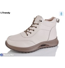 Черевики жіночі на зиму (8 пар р.36-41) бежевий  "Trendy"