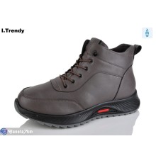 Черевики жіночі на зиму (8 пар р.36-41) коричневий  "Trendy"