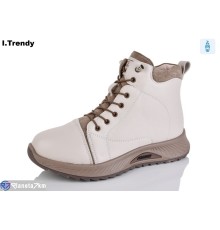 Черевики жіночі на зиму (8 пар р.36-41) бежевий  "Trendy"