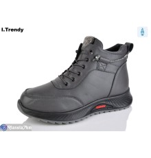 Черевики жіночі на зиму (8 пар р.36-41) сірий  "Trendy"