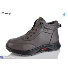 Черевики жіночі на зиму (8 пар р.36-41) коричневий  "Trendy"